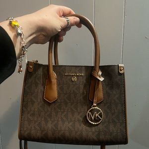 New gently used Michael Kors bag (Brown and tan)